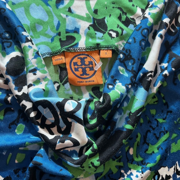 TORY BURCH Silk Print Dress SZ S - Picture 3 of 7